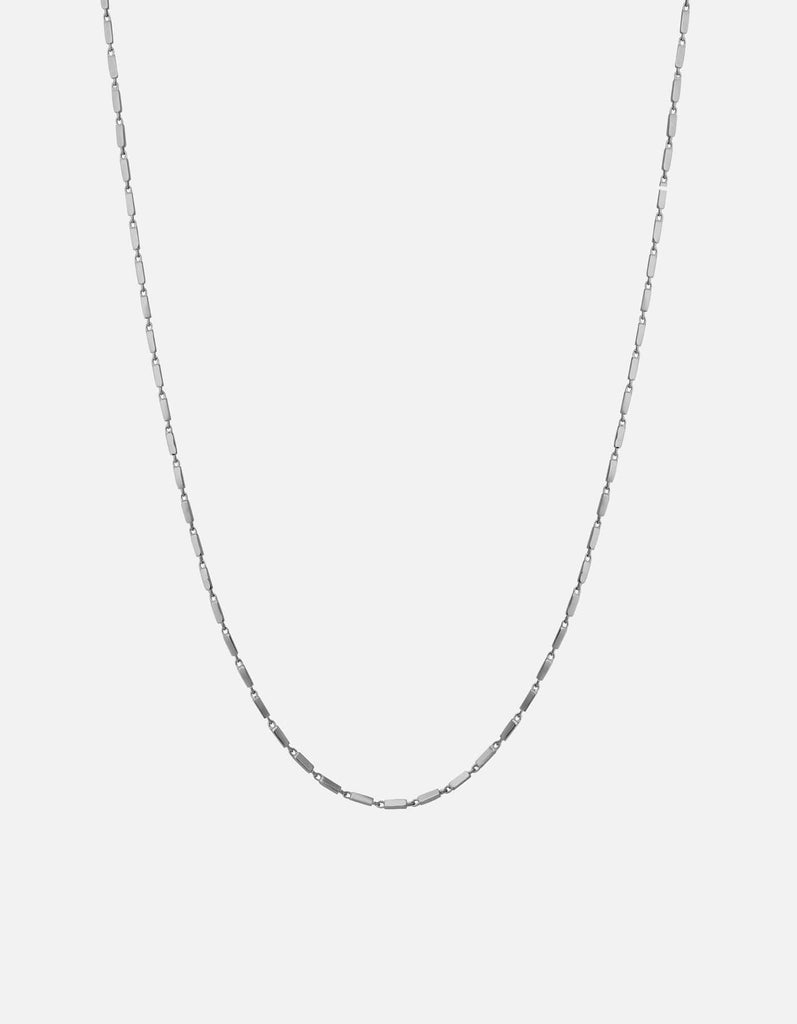 Miansai Necklaces Wes Chain Necklace, Sterling Silver Polished Silver / 21 in.