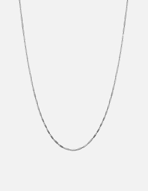 Miansai Necklaces Wes Chain Necklace, Sterling Silver Polished Silver / 21 in.