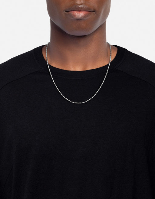 Miansai Necklaces Wes Chain Necklace, Sterling Silver Polished Silver / 21 in.