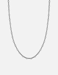 Miansai Necklaces Jax Necklace, Sterling Silver Polished Silver / 21 in.