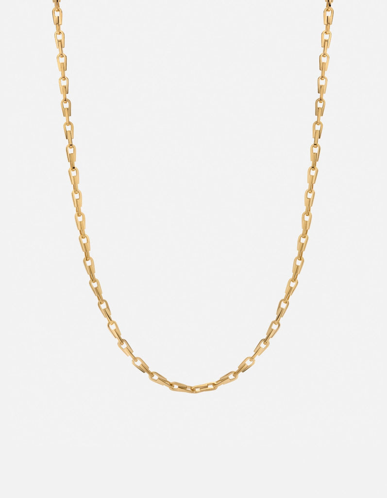 Miansai Necklaces Leon Necklace, Gold Vermeil Polished Gold / 21 in.
