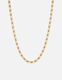 Miansai Necklaces Ward Chain Necklace, Gold Vermeil Polished Gold / 21in.
