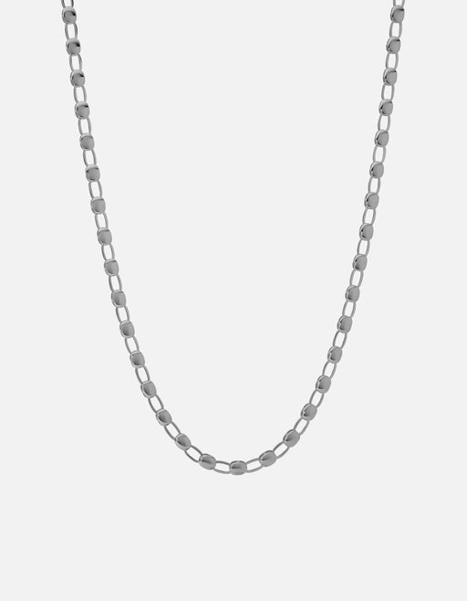 Miansai Necklaces Ward Chain Necklace, Sterling Silver Polished Silver / 21 in.
