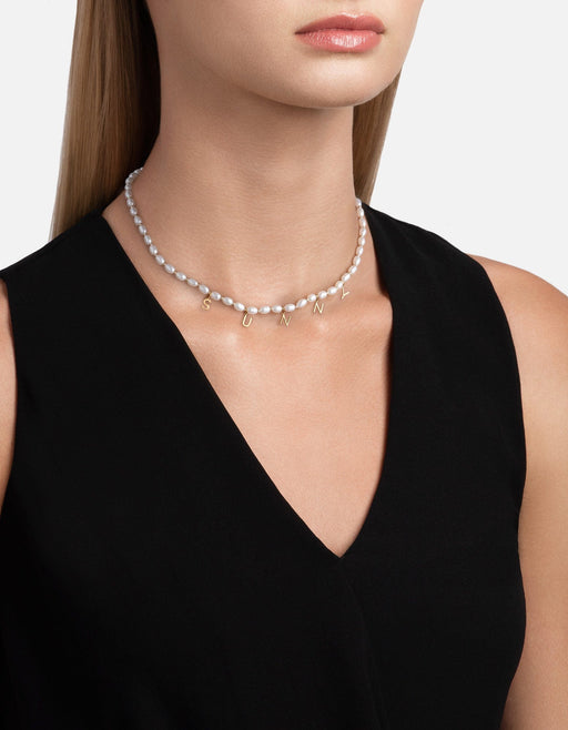 Miansai Necklaces Calla Choker, Gold Vermeil