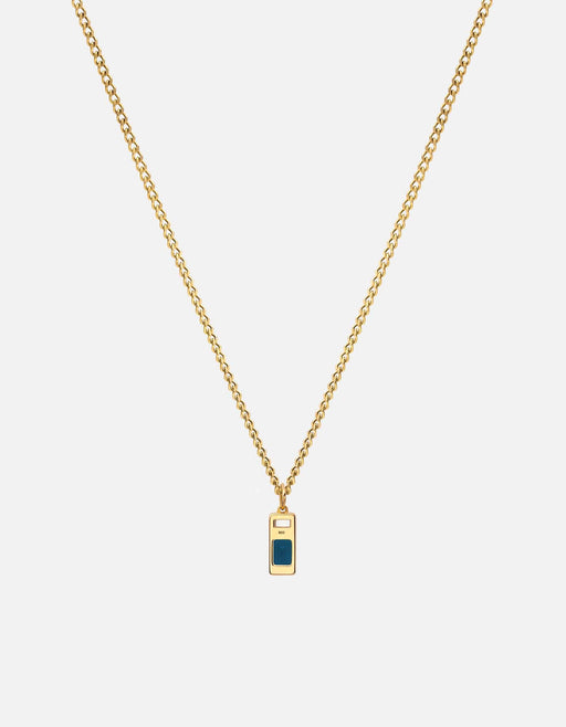 Miansai Necklaces Everett London Blue Topaz Pendant Necklace Blue / 21in.