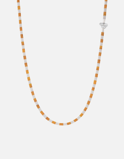 Miansai Necklaces Kai Light Carnelian Necklace, Sterling Silver Orange/White / 22.5 in.
