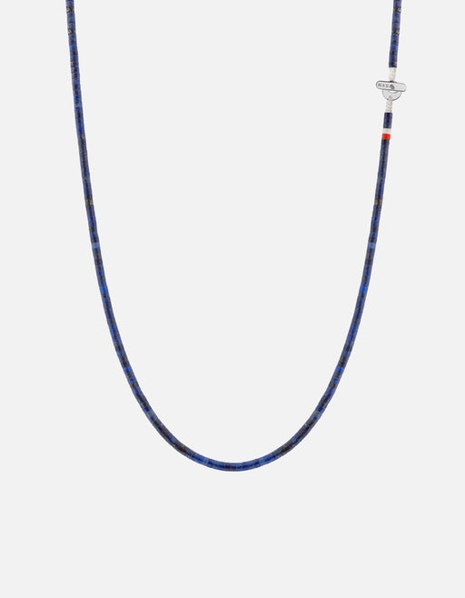 Miansai Necklaces Zane Lapis Necklace, Sterling Silver