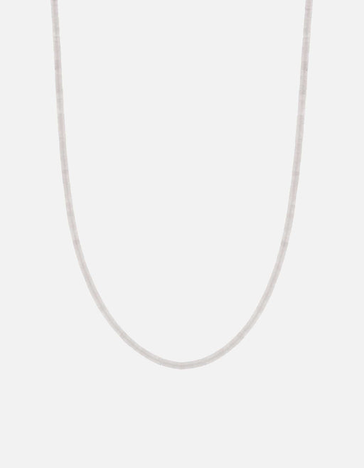 Miansai Necklaces Zane Moonstone Necklace, Sterling Silver White / 22.5in.