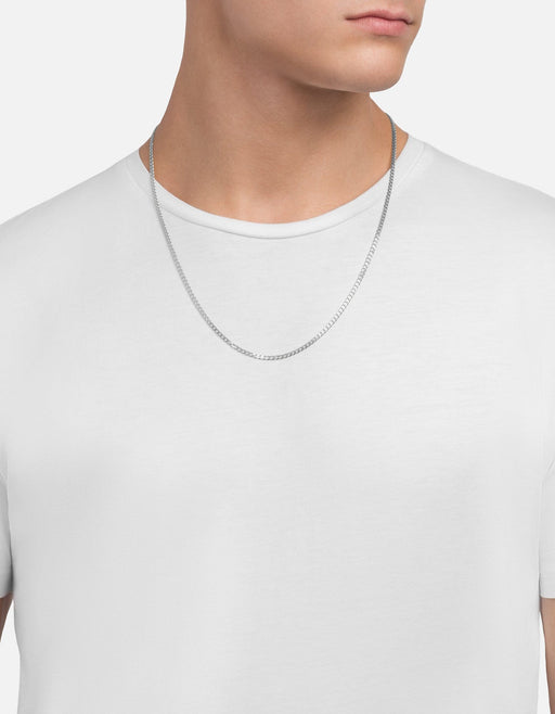 Miansai Necklaces 3mm Cuban Chain Necklace, Sterling Silver