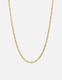 Miansai Necklaces Marinero Chain Link Necklace, Gold Vermeil Polished Gold / 21 in.