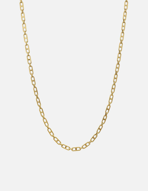 Miansai Necklaces Marinero Chain Link Necklace, Gold Vermeil Polished Gold / 21 in.
