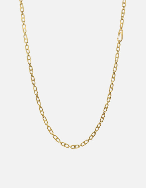 Miansai Necklaces Marinero Chain Link Necklace, Gold Vermeil Polished Gold / 21 in.