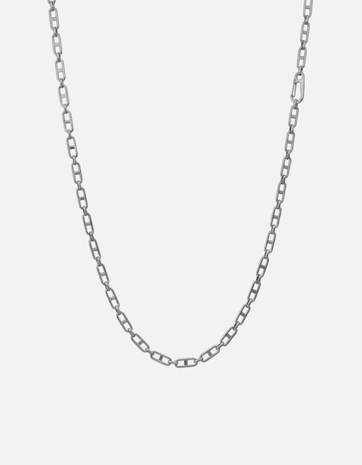 Miansai Necklaces Marinero Chain Link Necklace, Sterling Silver Polished Silver / 21 in.