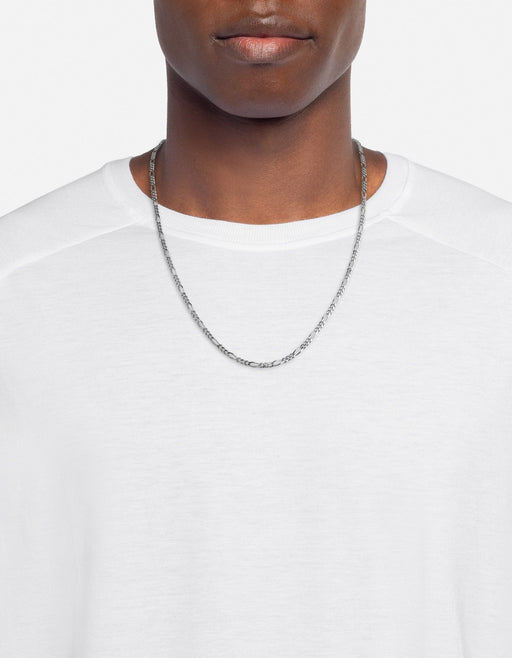 Miansai Necklaces 3mm Figaro Chain Necklace, Sterling Silver Polished Silver / 22in.
