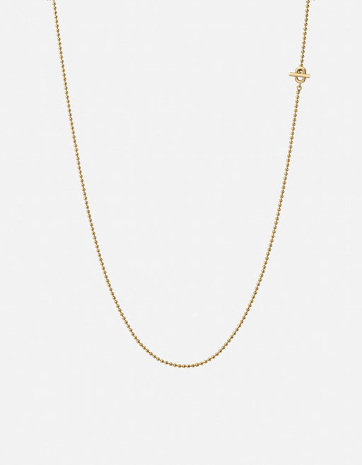 Miansai Necklaces Orb 1.5mm Chain Necklace, Gold Vermeil Polished Gold / 21 in.