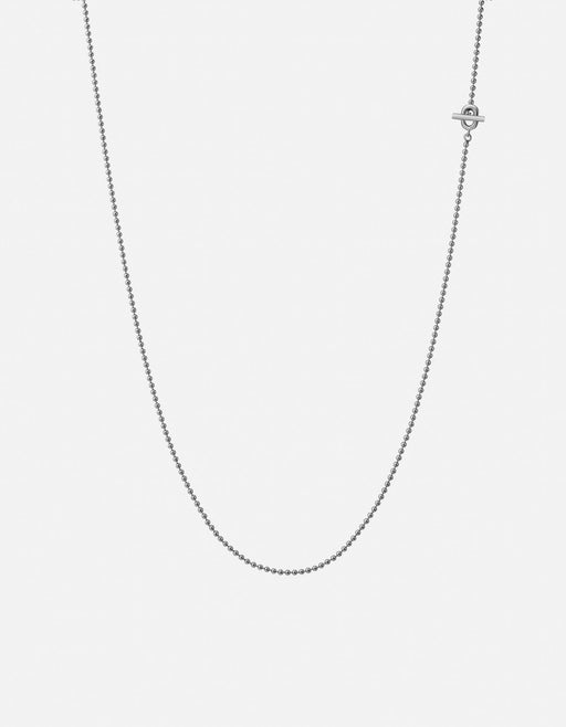 Miansai Necklaces Orb 1.5mm Chain Necklace, Sterling Silver Polished Silver / 21 in.