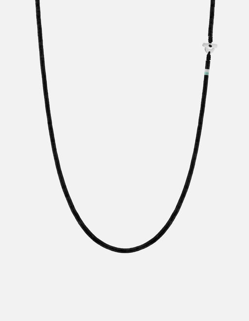 Miansai Necklaces Zane Onyx Necklace, Sterling Silver