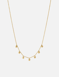 Miansai Necklaces Mini Heart Puff Choker, Gold Vermeil Polished Gold / 15in.- 17in.