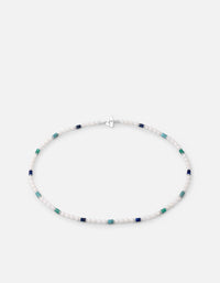 Miansai Necklaces Ravi Pearl Choker, Sterling Silver Multi / 15 in.