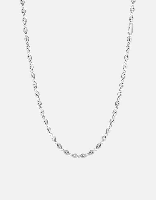 Miansai Necklaces Mati Eye Chain Necklace, Sterling Silver Polished Silver / 21in.