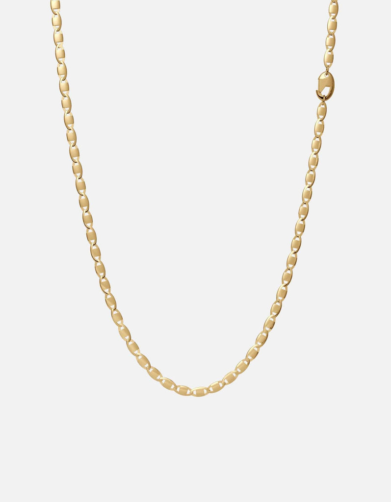 Miansai Necklaces Vesper Chain Necklace, Gold Vermeil Polished Gold / 21in.