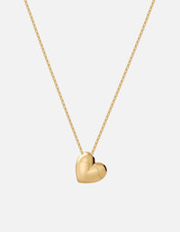 Miansai Necklaces Heart Locket Pendant Necklace, Gold Vermeil Polished Gold / 16 in.-18 in.