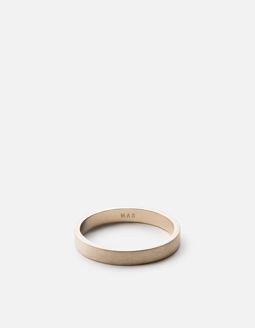 Miansai Rings 3mm Gold Band, 14k Gold