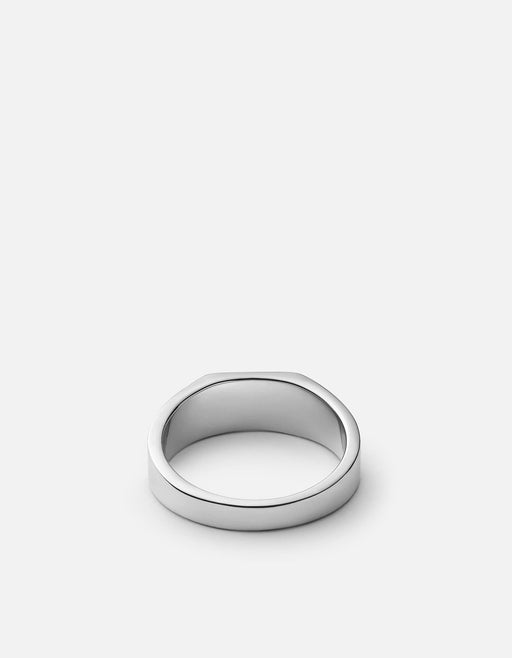 Miansai Rings Geo Signet Pinky Ring, Sterling Silver