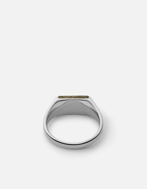 Miansai Rings Duo Jasper Ring, Sterling Silver