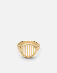 Miansai Rings Row Ring, Gold Vermeil Polished Gold / 8
