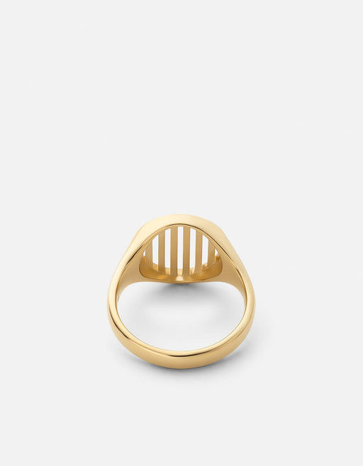 Miansai Rings Row Ring, Gold Vermeil Polished Gold / 8