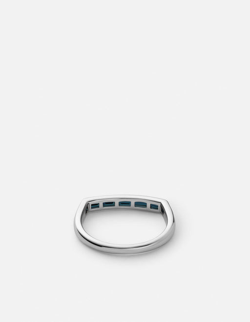 Miansai Rings Totem Topaz Ring, Sterling Silver