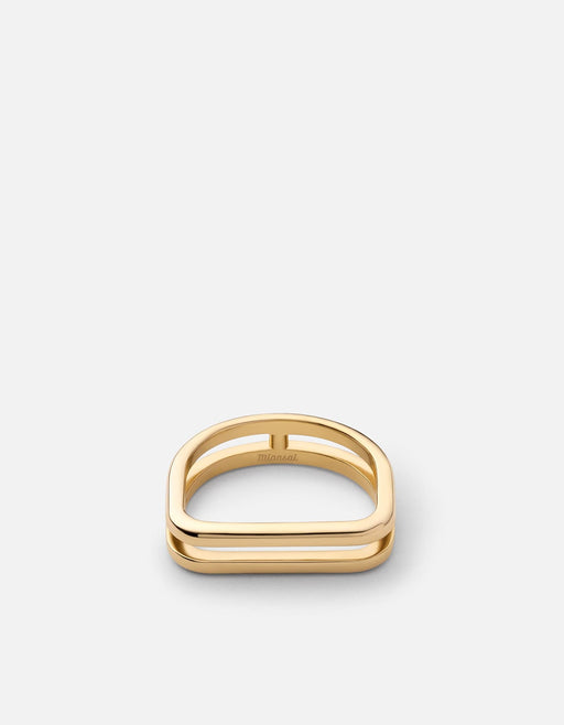 Miansai Rings Nev Ring, Gold Vermeil Polished Gold / 5