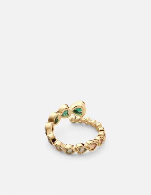 Miansai Rings Tali Multi Heart Ring, Gold Vermeil
