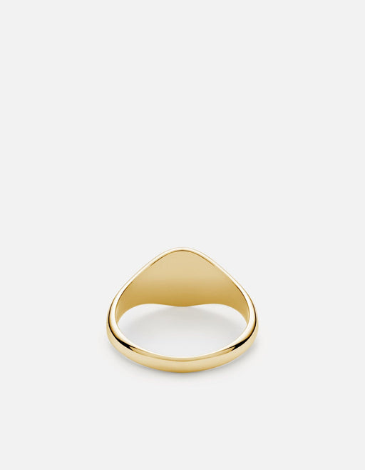 Miansai Rings Chai Signet Ring, 14k Gold