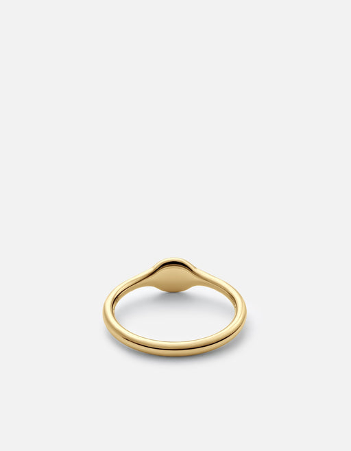 Miansai Rings Single Blue Eye Ring, Gold Vermeil