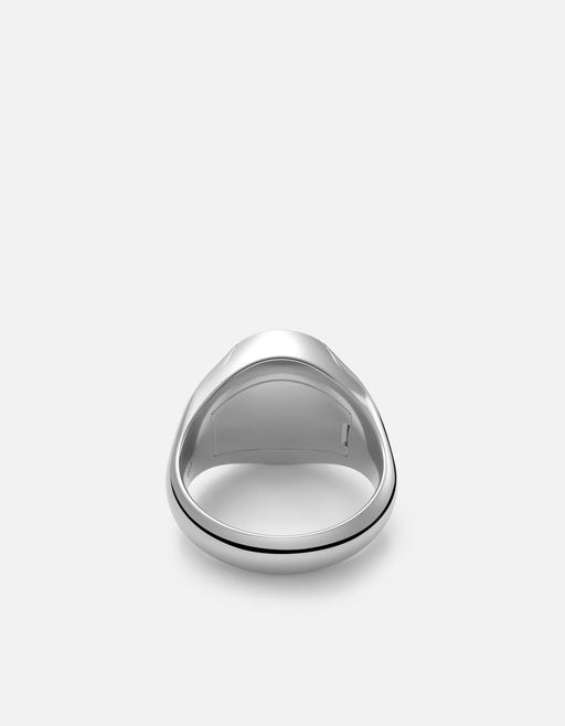 Miansai Rings Locket Signet Ring, Sterling Silver