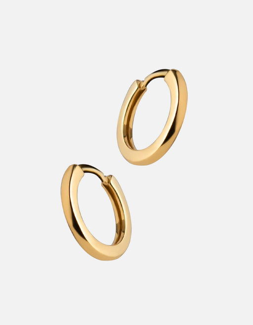 Miansai Earrings Aeri Huggie Earrings, 14k Gold Polished Gold / Pair