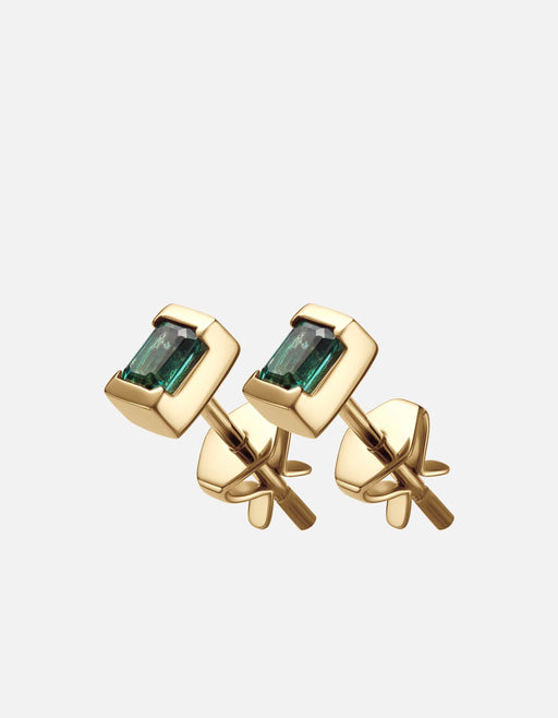 Miansai Earrings Valor Quartz Stud Earrings, Gold