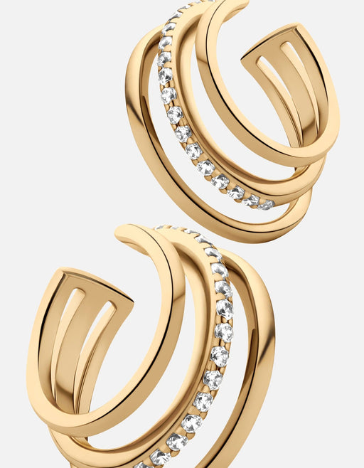 Miansai Earrings Adin Earring Cuff, Gold Vermeil w/Topaz Polished Gold / Single