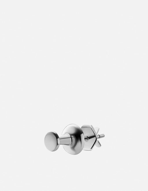 Miansai Earrings Tack Stud Earrings, Sterling Silver Polished Silver / Single