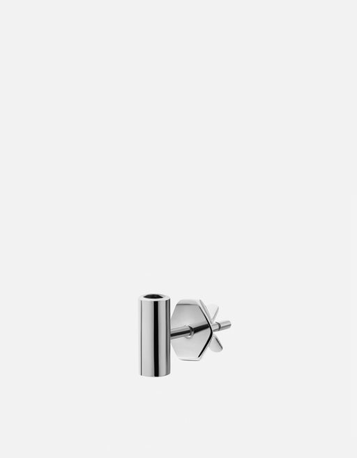 Miansai Earrings Wren Black Onyx Stud Earring, Sterling Silver Black / Single
