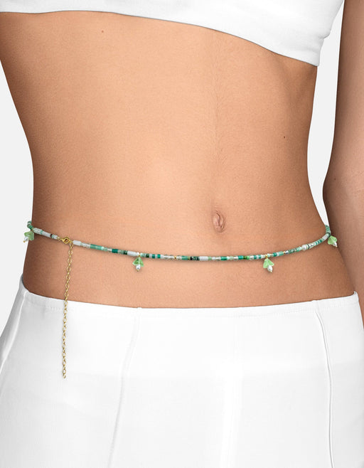 Miansai Waist Chains Mushroom Beaded Waist Chain, Gold Vermeil Polished Gold / 28-32 in.