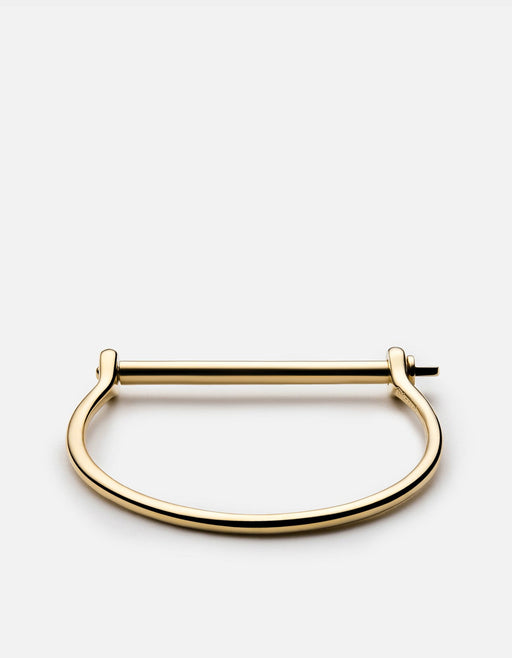 Miansai Cuffs Thin Screw Cuff, Gold