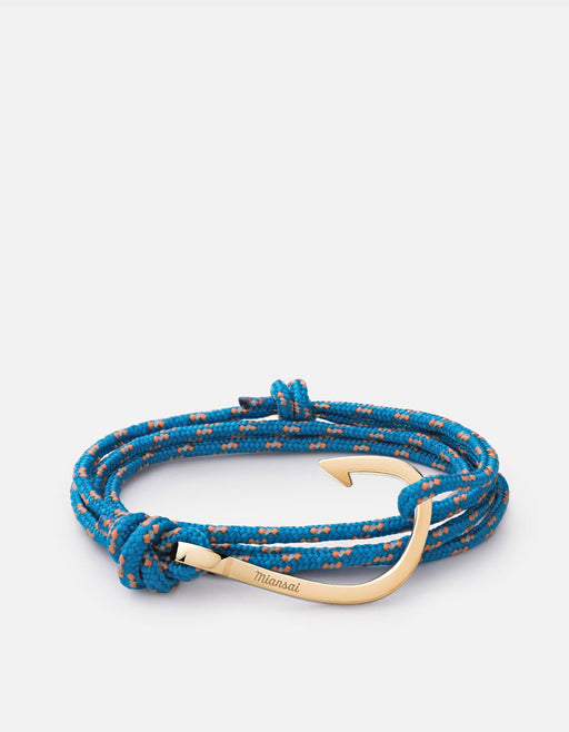 Miansai Hooks/Anchors Hook Rope, Gold Caribbean / Gold Plated / Monogram: No