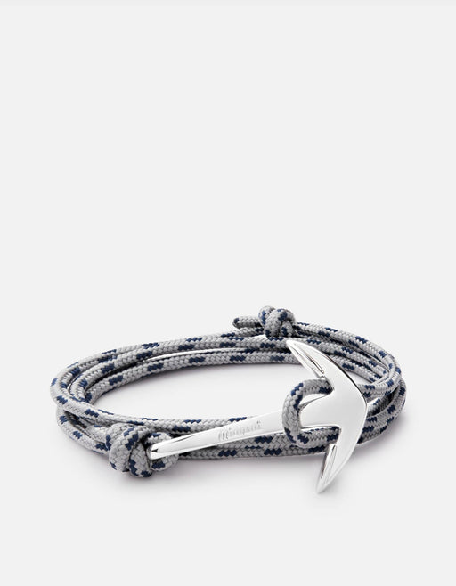 Miansai Hooks/Anchors Anchor Rope, Silver Steel / Stainless Steel / Monogram: No