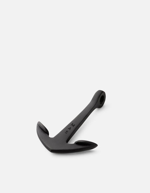 Miansai Hooks/Anchors Anchor Leather, Noir Black / O/S / Monogram: No