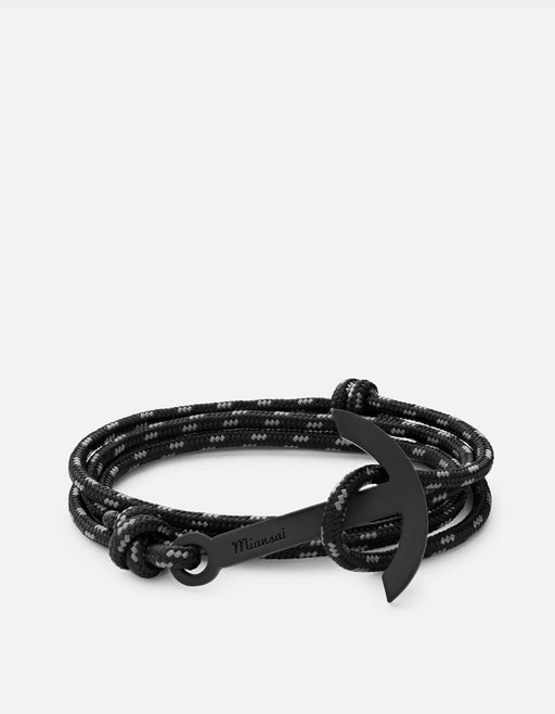 Miansai Hooks/Anchors Modern Anchor Rope, Noir Asphalt / O/S