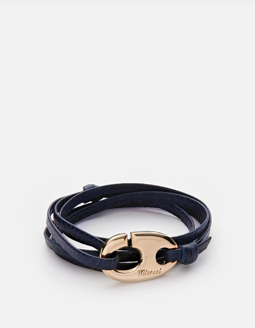 Miansai Bracelets Brummel Hook Bracelet, Gold Plated Dusk / O/S