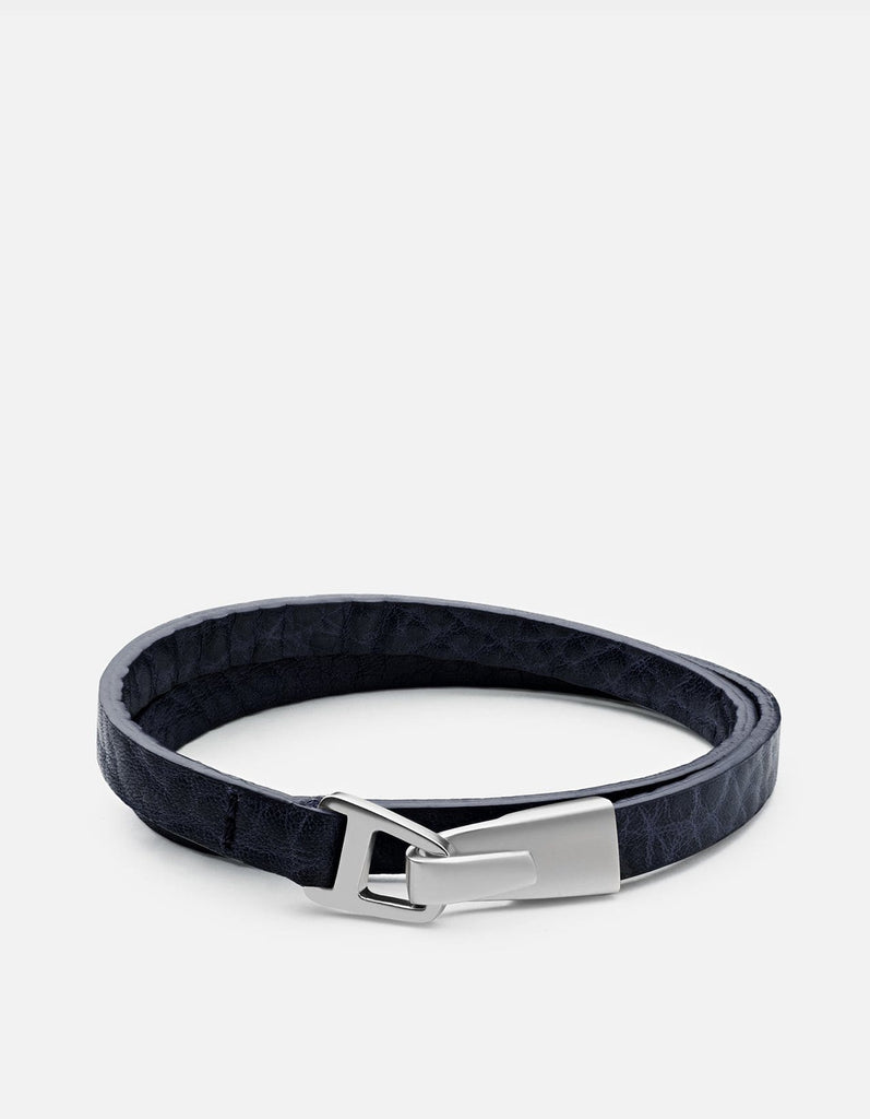 Miansai Bracelets Moore Wrap, Sterling Silver Dusk / M / Monogram: No